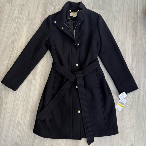 Michael Kors Wool-Blend Belted Coat – 
Size M – NWT - Picture 2 of 5